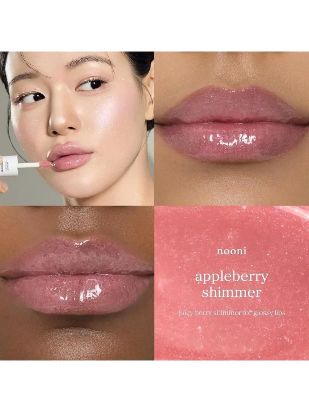 Tinted Plumping Lip Oil Set - 5 Holiday Shades for Moisturizing Lips